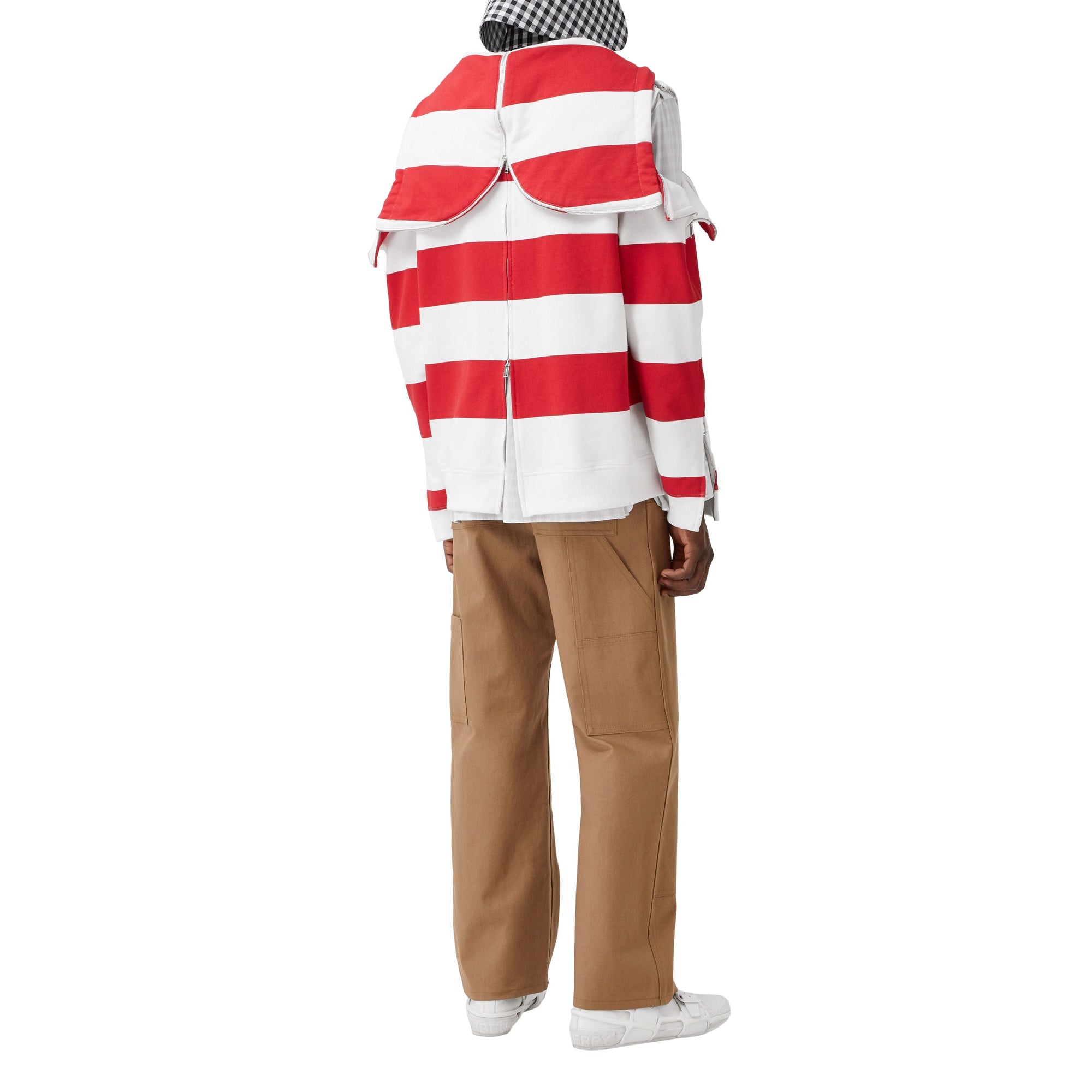 Pantalon de costume en sergé de coton - Noix intense