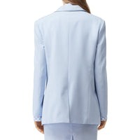 PALE BLUE Blazer en laine avec découpe