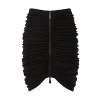 BLACK Minijupe en jersey ruché