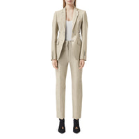 Blazer en laine technique avec découpes - Gris