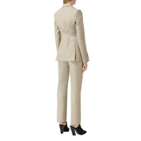 Blazer en laine technique avec découpes - Gris