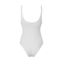 Body en cachemire technique côtelé - Blanc