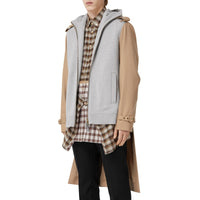 SOFT FAWN Trench déstructuré en coton et jersey