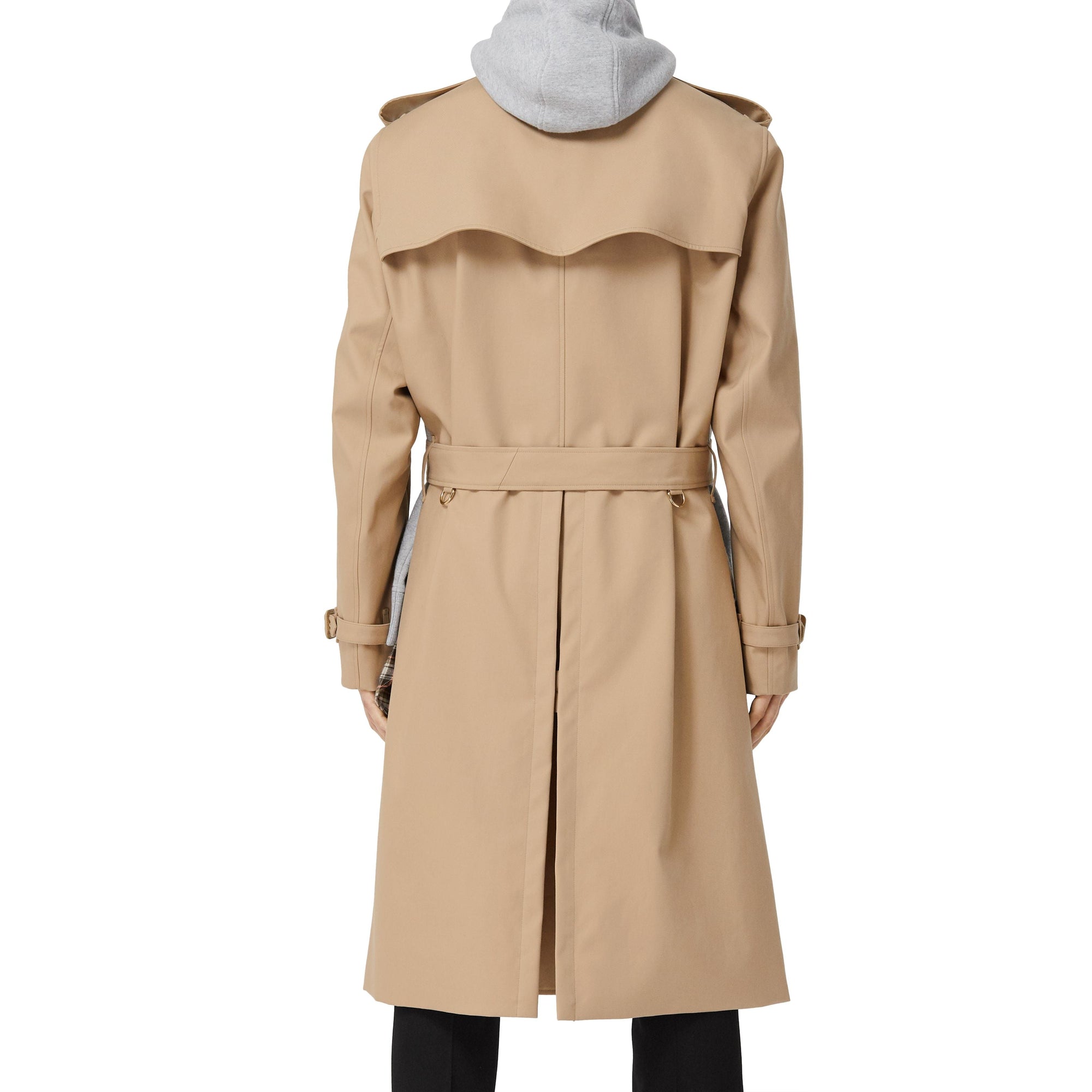 SOFT FAWN Trench déstructuré en coton et jersey