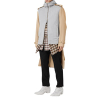 SOFT FAWN Trench déstructuré en coton et jersey