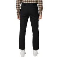 BLACK Pantalon en laine grain de poudre