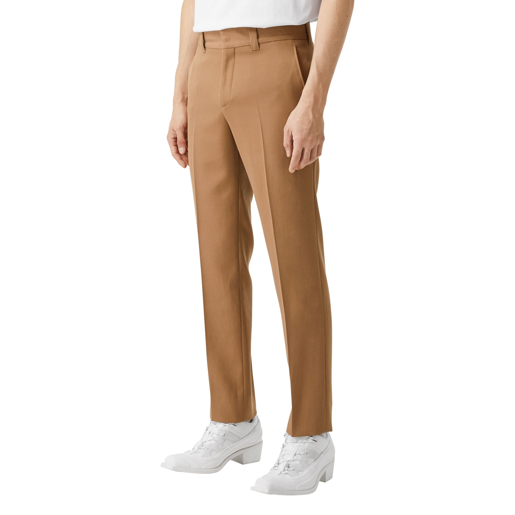 FAWN Pantalon en laine grain de poudre