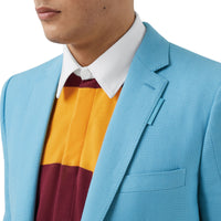 BLUE TOPAZ Veste de costume en laine et ramie