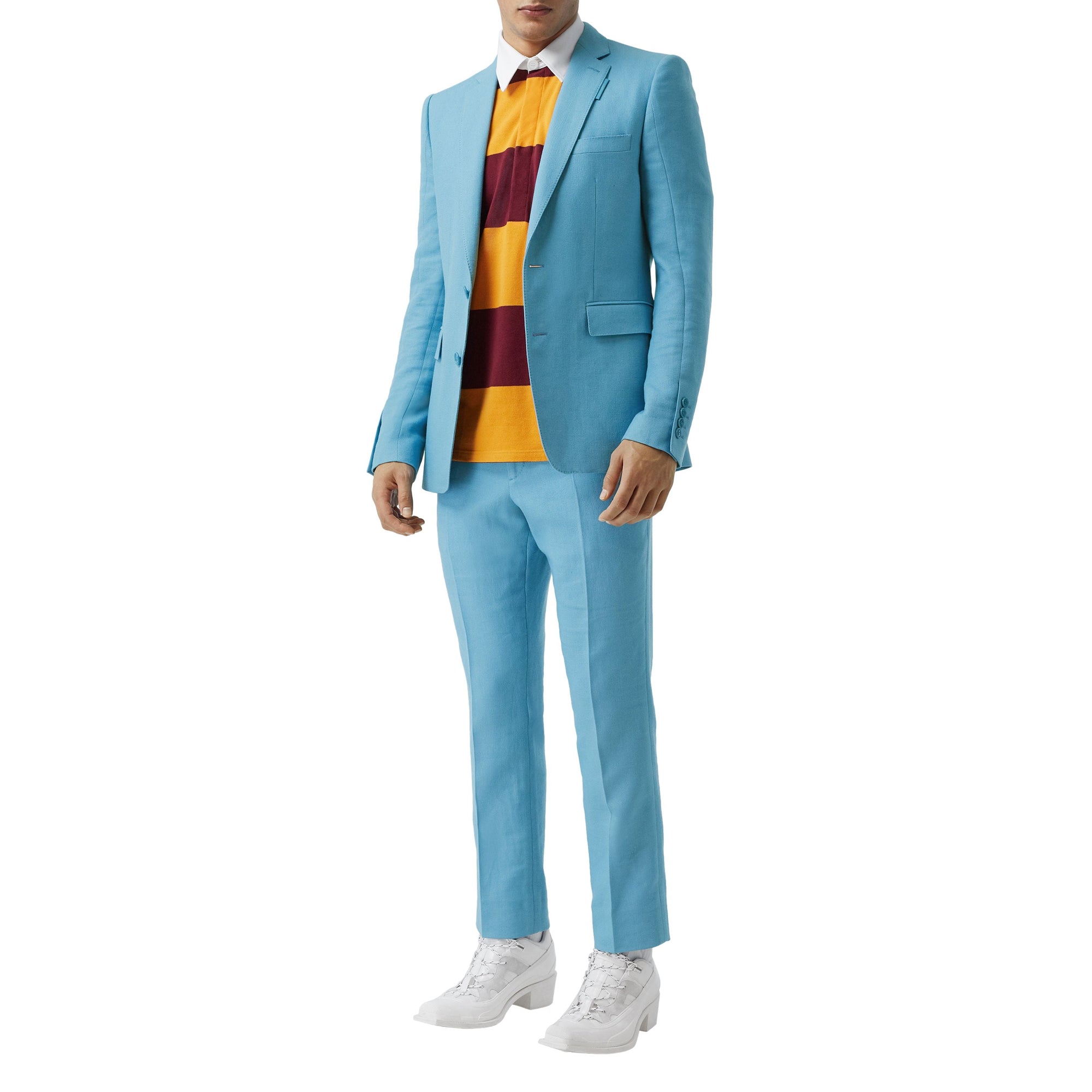 BLUE TOPAZ Veste de costume en laine et ramie