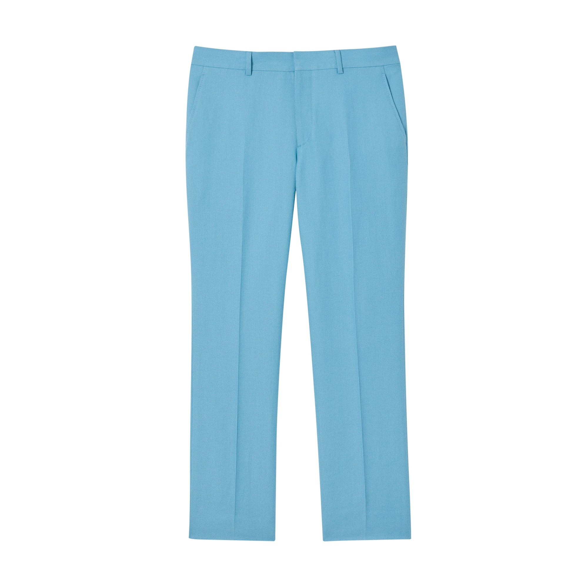 BLUE TOPAZ Pantalon de costume en laine et ramie