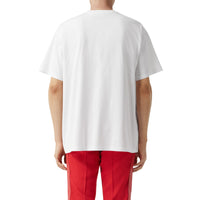 OPTIC WHITE T-shirt en coton à imprimé photo