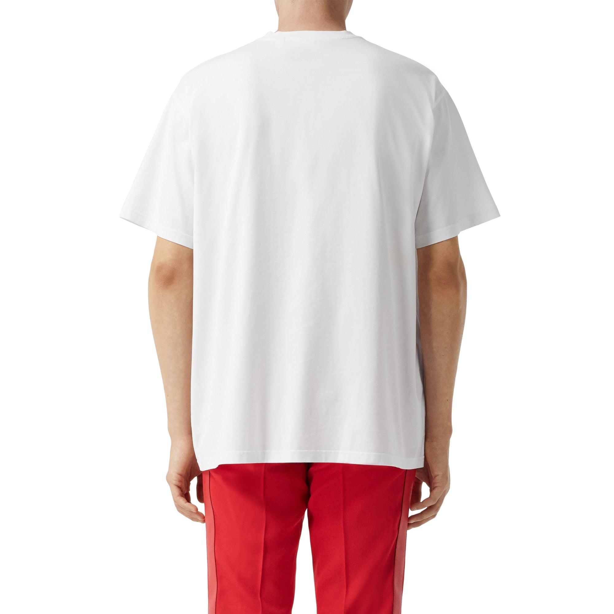 OPTIC WHITE T-shirt en coton à imprimé photo
