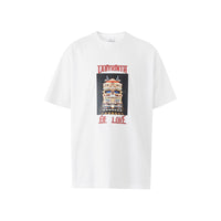 OPTIC WHITE T-shirt en coton à imprimé photo