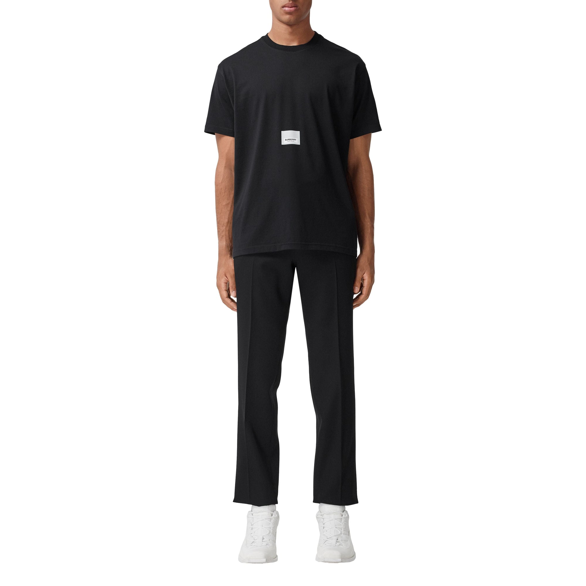 BLACK T-shirt en coton avec logo