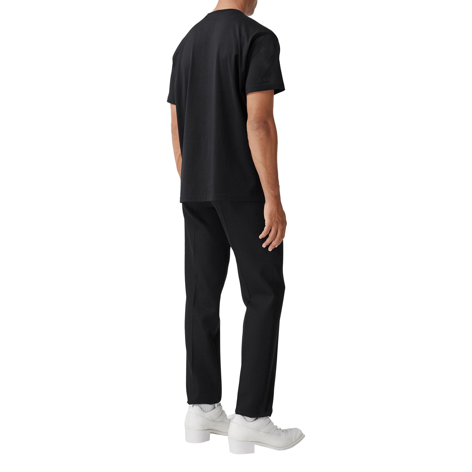 BLACK T-shirt en coton avec logo