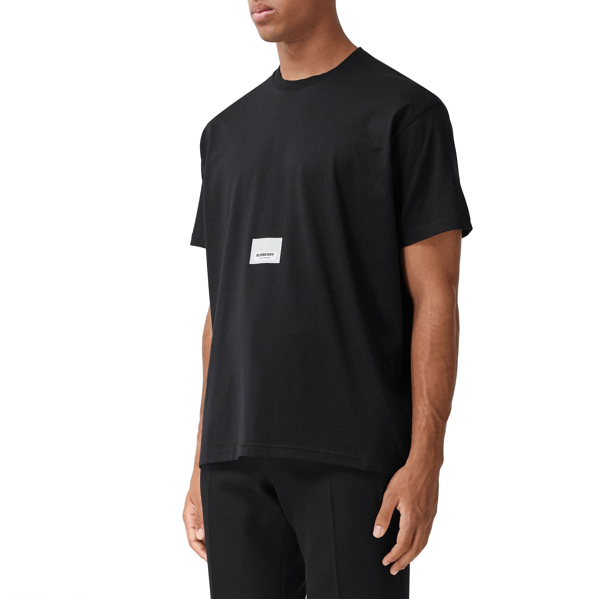 BLACK T-shirt en coton avec logo