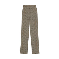 BROWN IP PTTN Pantalon tailleur en jacquard de laine check