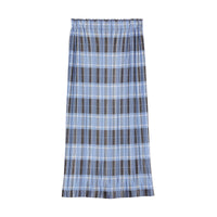 PALE BLUE CHECK Jupe plissée check