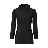 BLACK Haut à capuche en jersey stretch