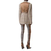 BIRCH BROWN IP PTTN Jodhpur en jersey stretch check