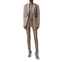 BIRCH BROWN IP PTTN Jodhpur en jersey stretch check