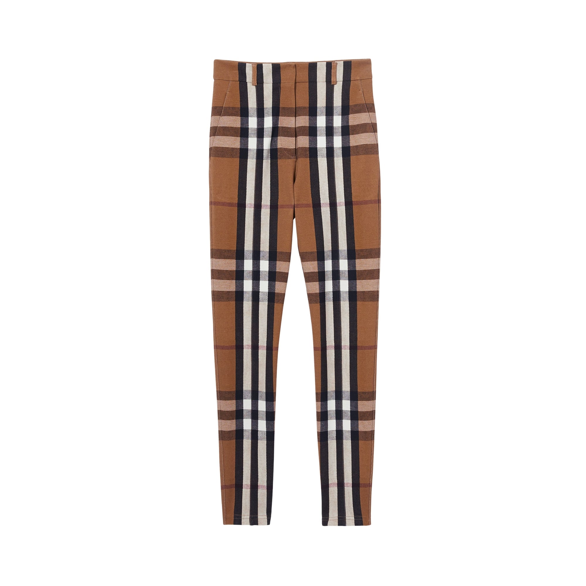 BIRCH BROWN IP PTTN Jodhpur en jersey stretch check