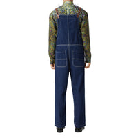 DARK CANVAS BLUE Salopette en denim surpiqué