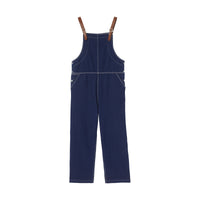 DARK CANVAS BLUE Salopette en denim surpiqué