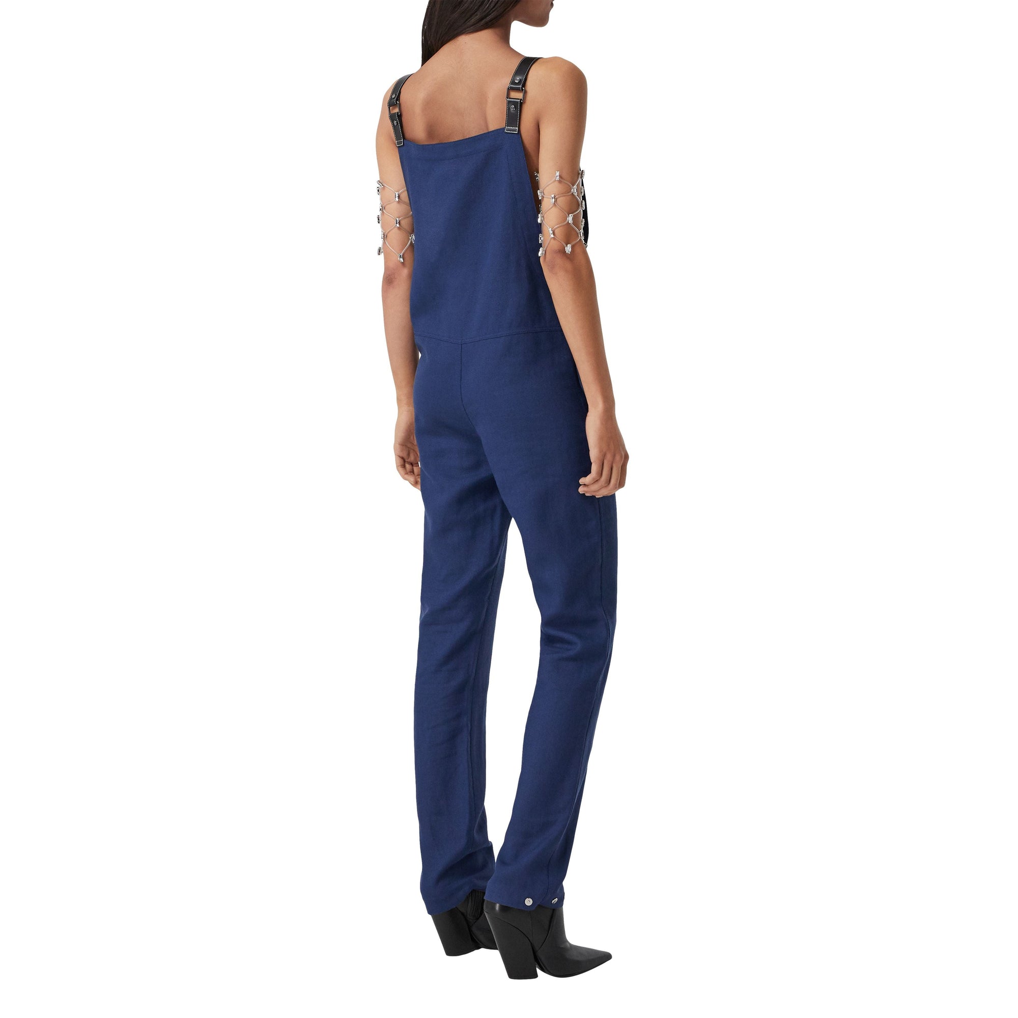 DARK CANVAS BLUE Salopette en laine et ramie