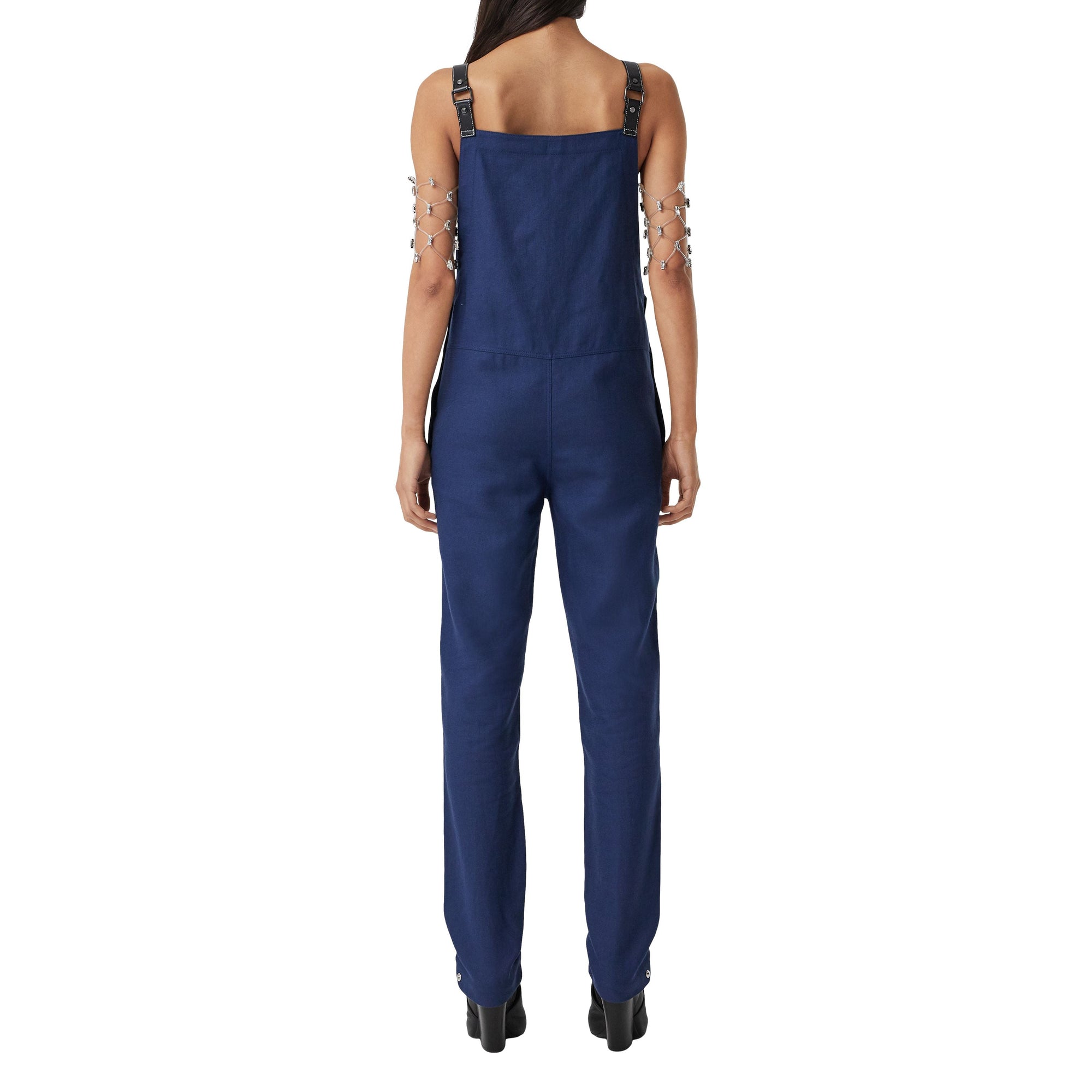 DARK CANVAS BLUE Salopette en laine et ramie