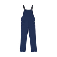 DARK CANVAS BLUE Salopette en laine et ramie