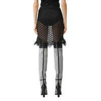 BLACK Jupe en tulle à volants