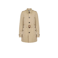 Trench-coat en gabardine de coton - Miel