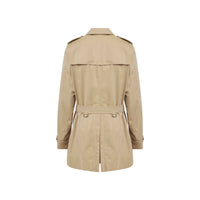 Trench-coat en gabardine de coton - Miel
