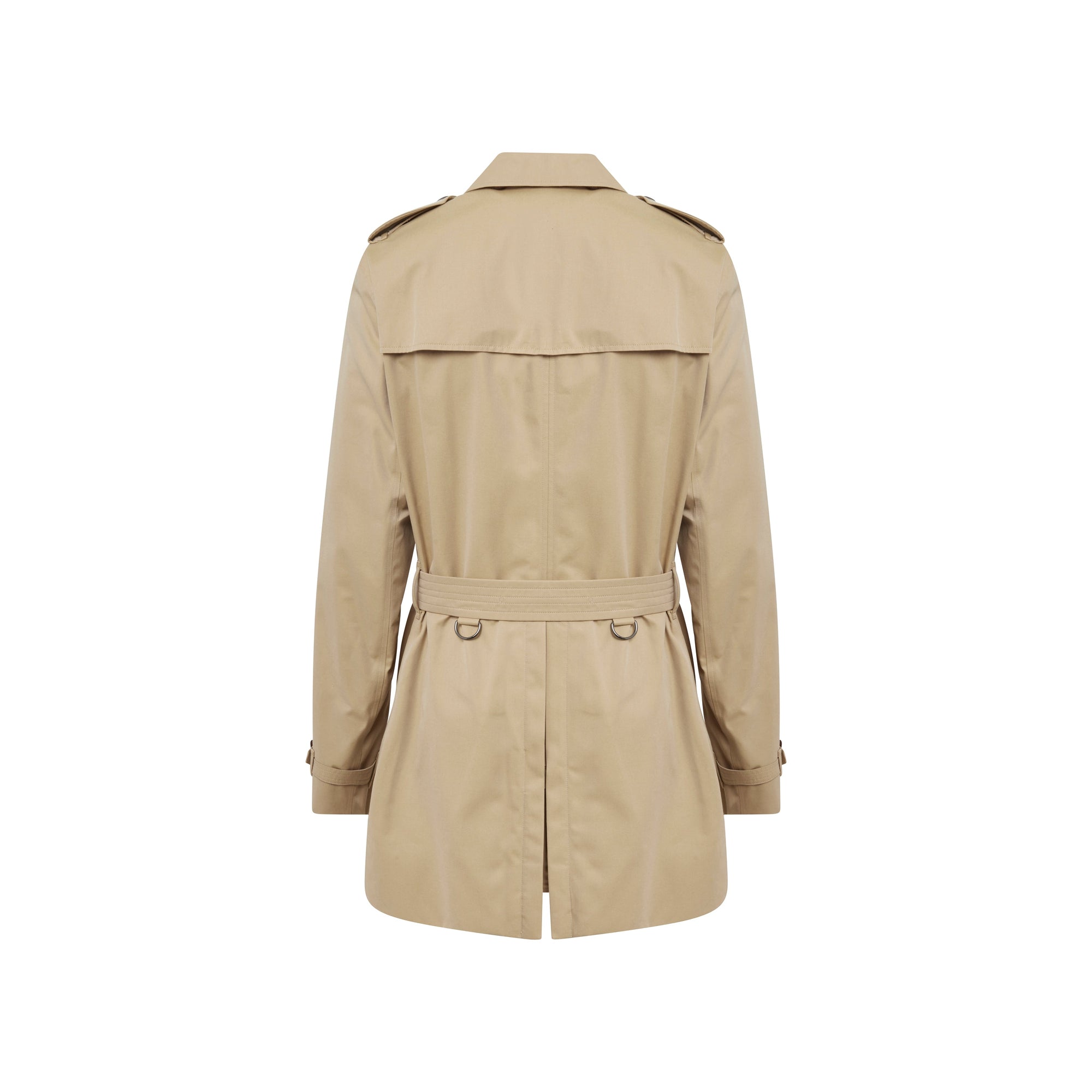 Trench-coat en gabardine de coton - Miel