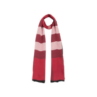 Foulard en soie légère à motif check - Rouge parade