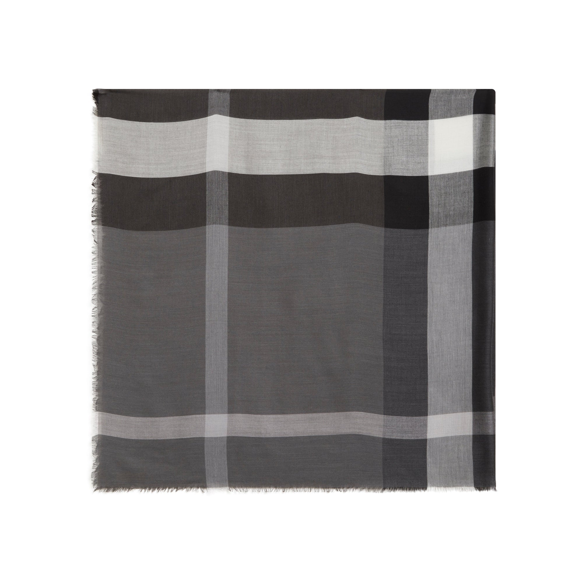 Grand carré léger en modal - Gris moyen