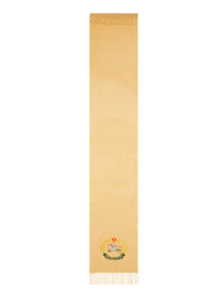 Echarpe classique emblème - Jaune Antique