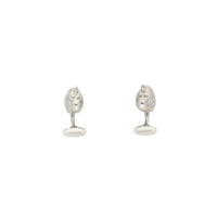 Boutons de manchette en forme de gorille - Argent