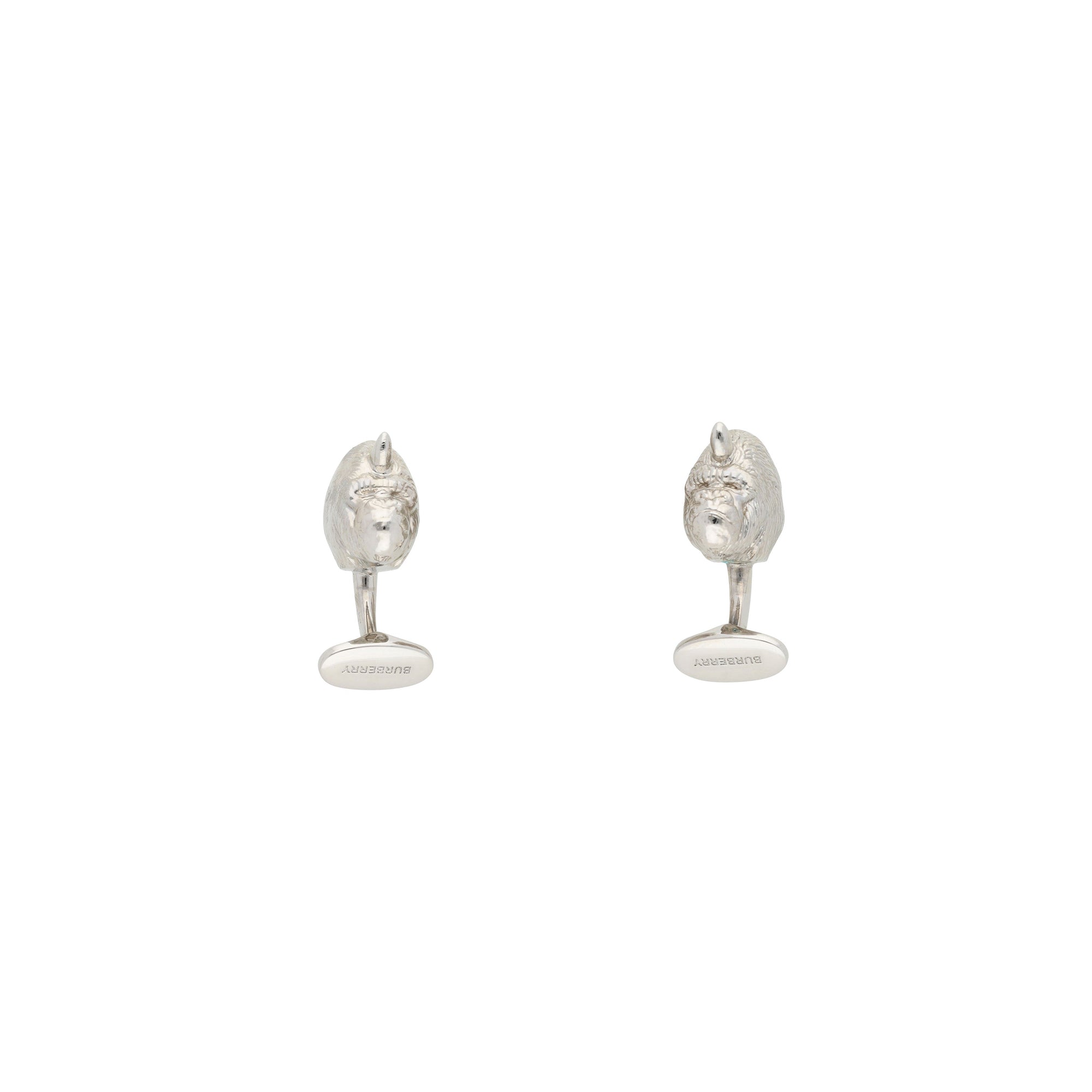 Boutons de manchette en forme de gorille - Argent