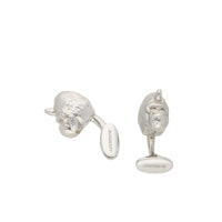 Boutons de manchette en forme de gorille - Argent
