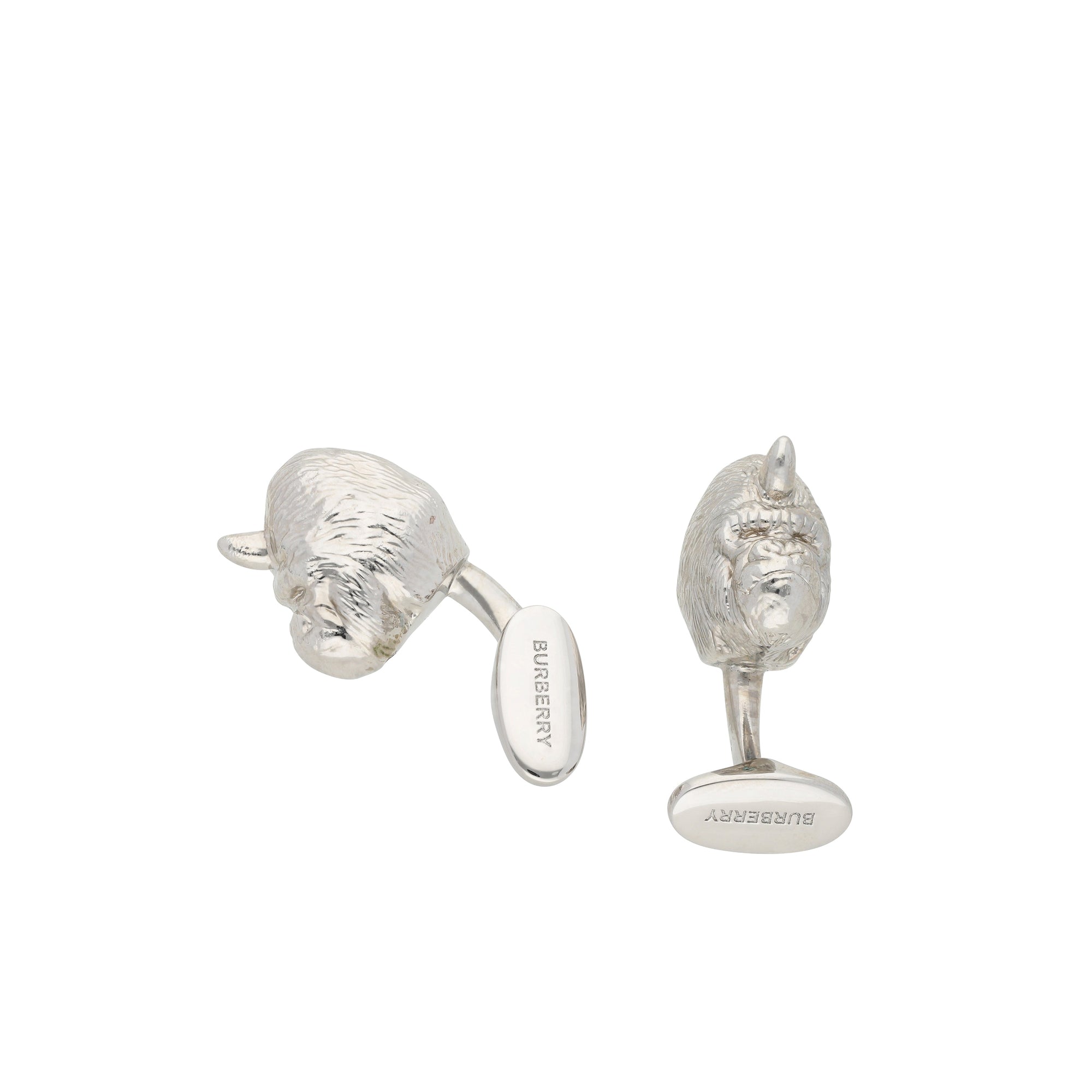 Boutons de manchette en forme de gorille - Argent