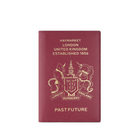 Porte-passeport bordeaux en cuir grainé - Bordeaux