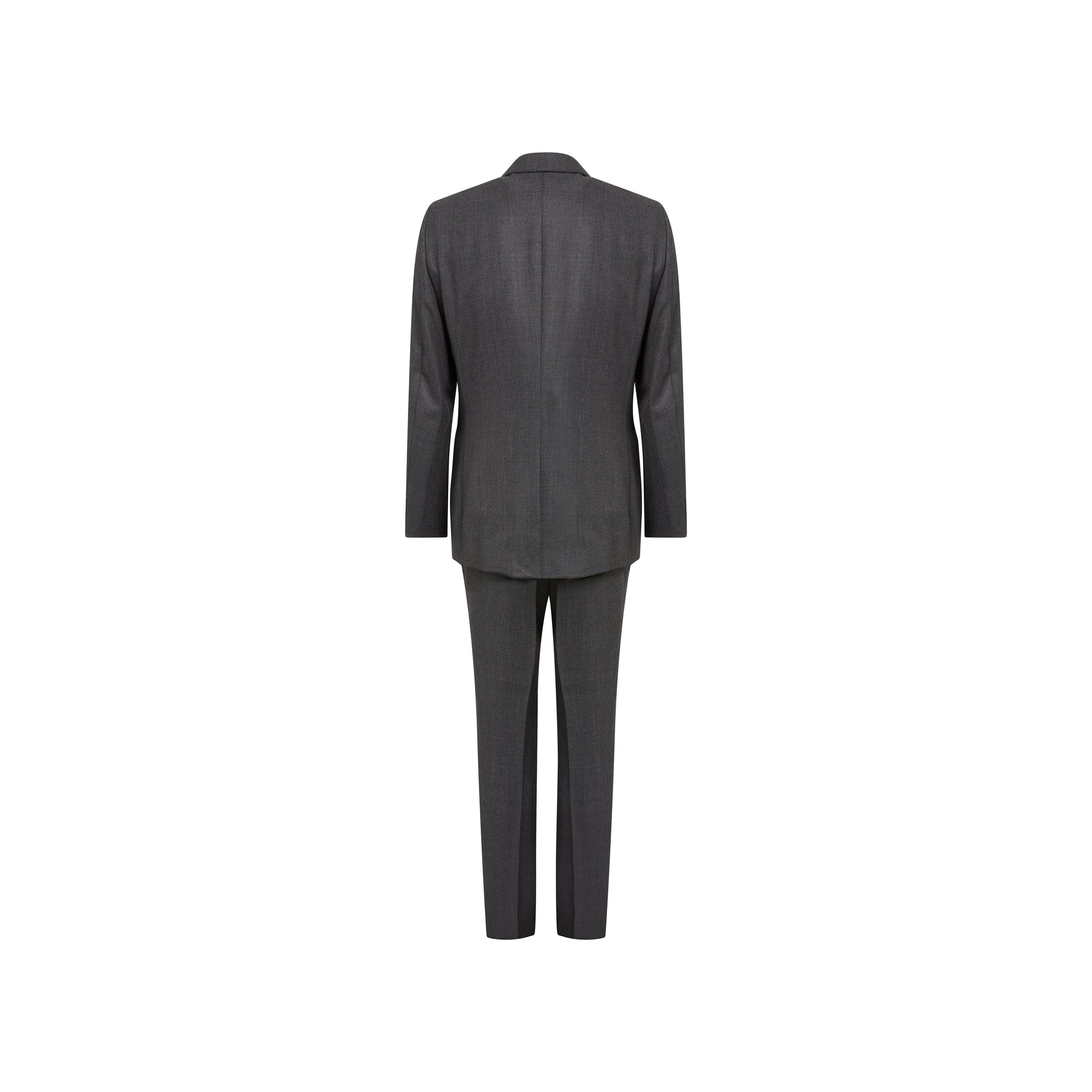 Costume en laine coupe classique - Gris