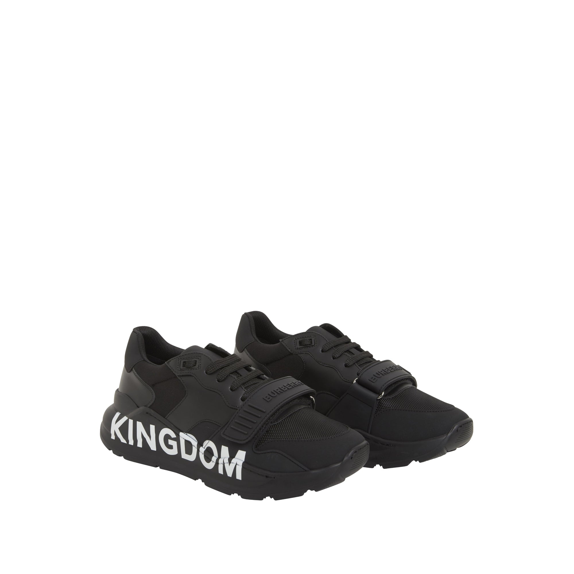 Sneakers en néoprène et cuir kingdom - Noir