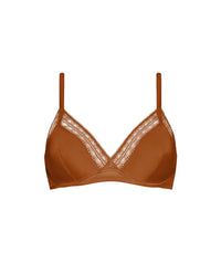Soutien-gorge triangle Bourdon - Noisette