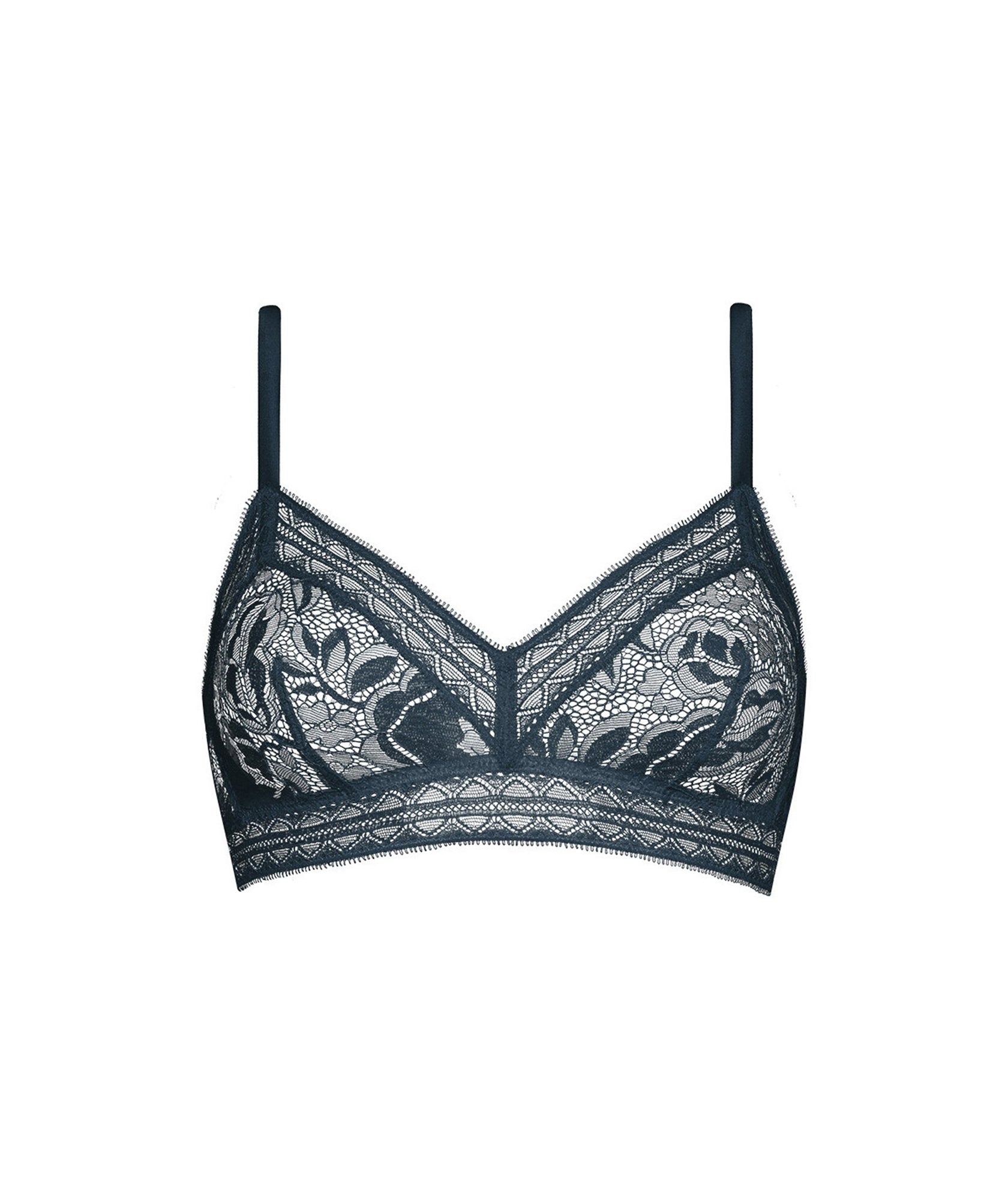 Soutien-gorge triangle Rosette - Reglisse