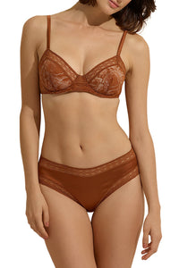 Soutien gorge emboîtant Feston - Noisette