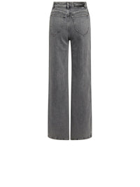 Jean large A.Ferretti taille haute - Gris