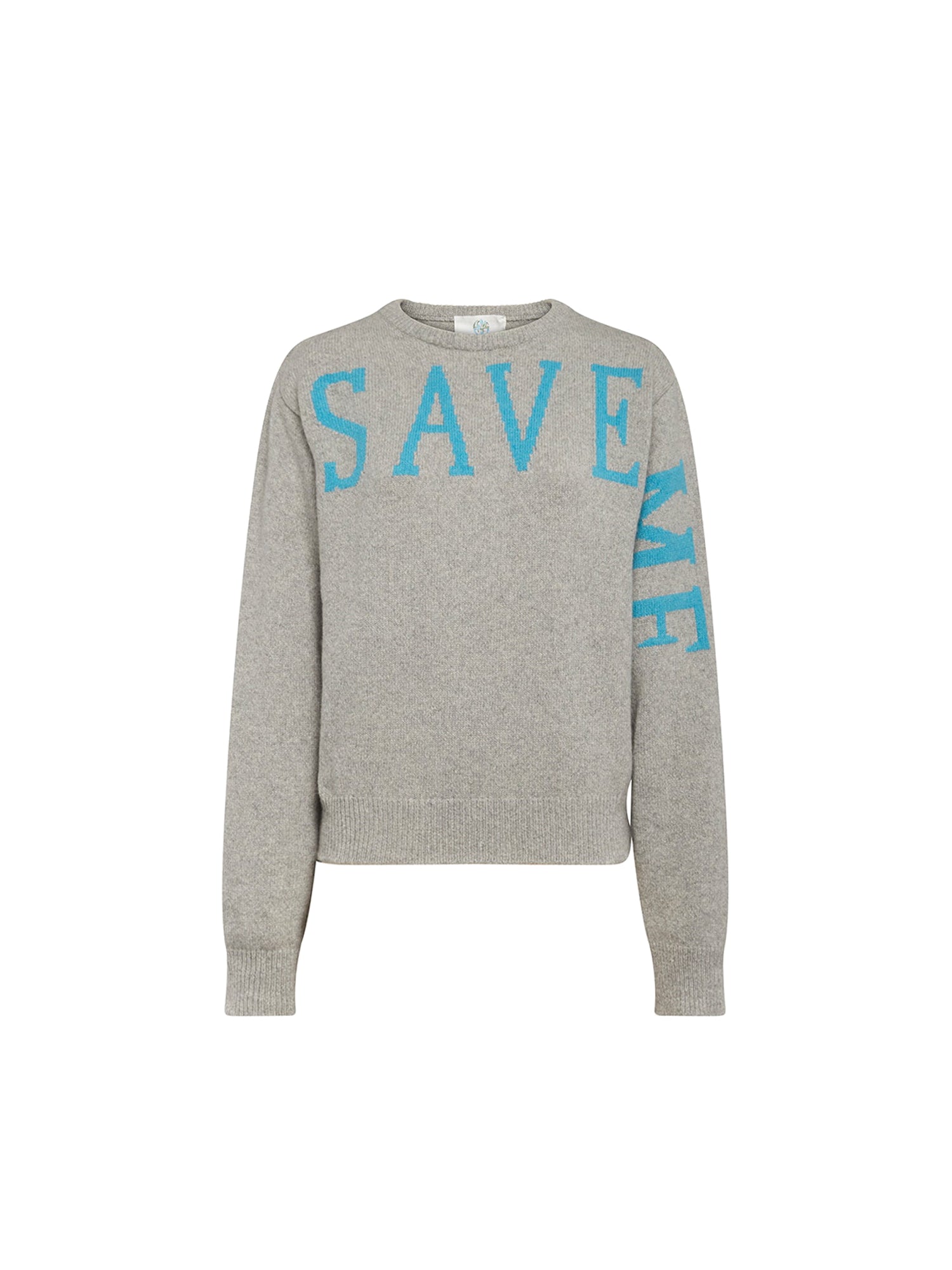 Pull A.Ferretti Save Me en cachemire - Gris